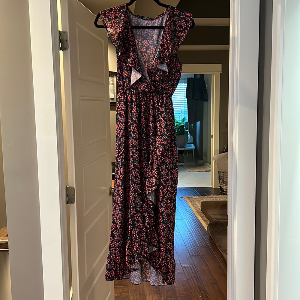 Nasty Gal Ruffle wrap dress